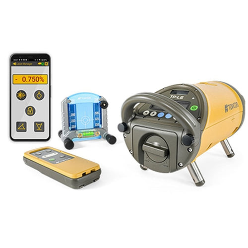 Topcon TP-L6GV Green Beam Auto-Alignment Pipe Laser with Laser Plumb (1034437-09)