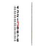 90004 LRSTD 25' Round Fiberglass Level Rod - 10ths