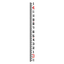 98021 SVR-17 17' Fiberglass Level Rod - Inches