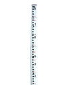 98016 SVR-25'/7.6M Dual Fiberglass Level Rod - 10ths/Metric