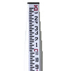 98011 SVR-25 25' SVR Fiberglass Level Rod - Inches
