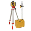 Topcon RL-H5A Self-Leveling Laser PS.DB Kit w/ LS-80X Receiver, 13ft Grade Rod 10ths and Tripod  - 1035258-01