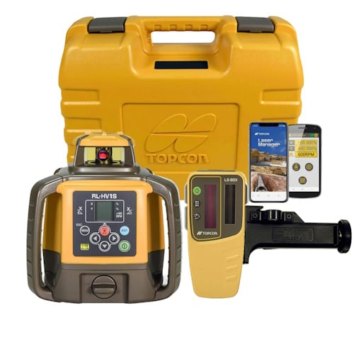 Topcon RL-HV1S Single Grade Laser w/ LS-80X Receiver - 1051612-08