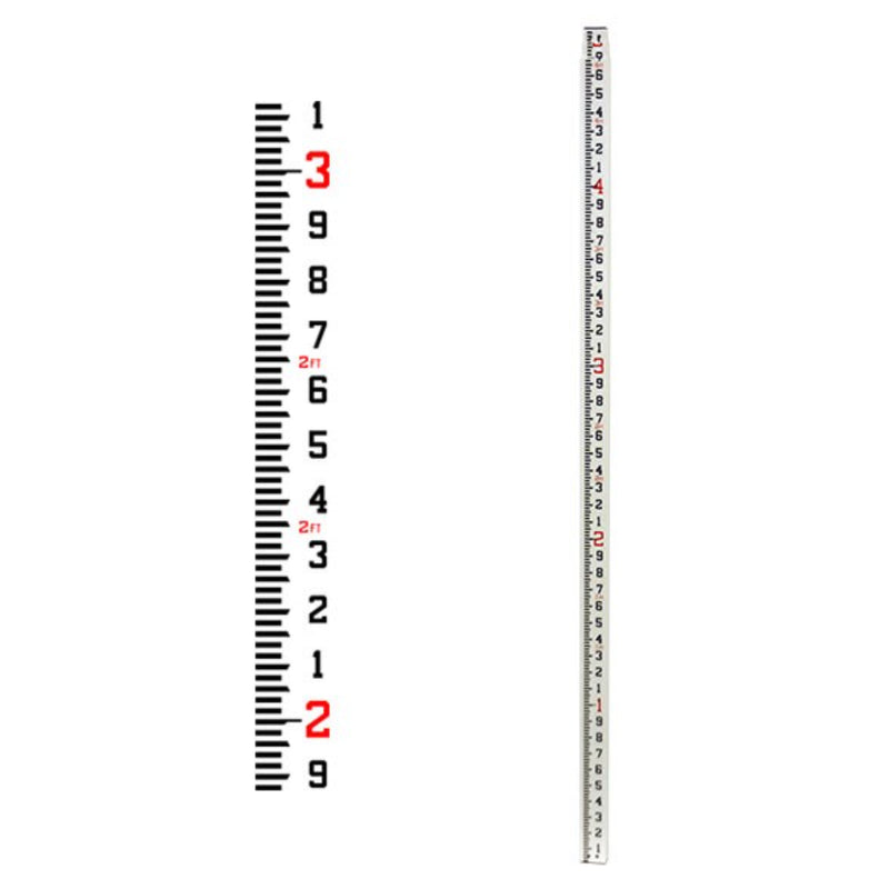 92021 CR13T 13' Fiberglass Level Rod - 10ths