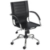 Safco Flaunt Managers Chair Black Leather - 3456BL