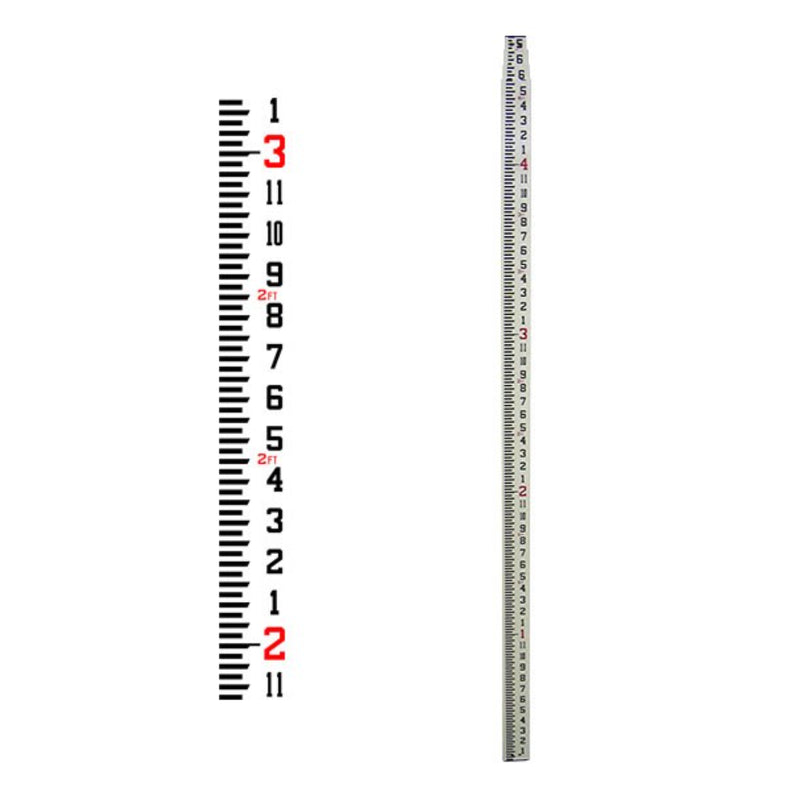 92042 CR16I 16' Fiberglass Level Rod - Inches