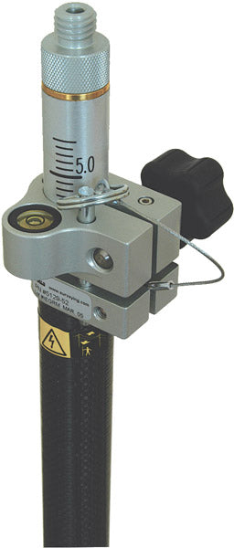 5129-52 8.53' Carbon Fiber Robotic Prism Pole - 10ths/cm