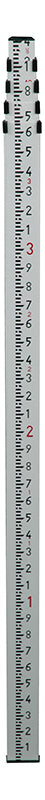 7301-50 16' Aluminum Level Rod - 10ths