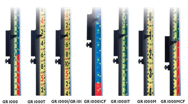 GR1000 10' Direct Reading Laser Rod - 10ths plus Cut/Fill