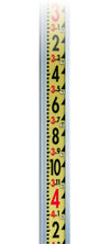 GR10I 10' Direct Reading Optical Rod - Inches