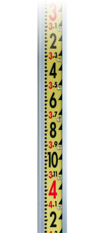GR10I 10' Direct Reading Optical Rod - Inches