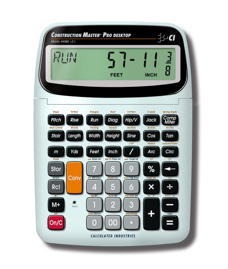 44080  Construction Master PRO Desktop2 Calculator