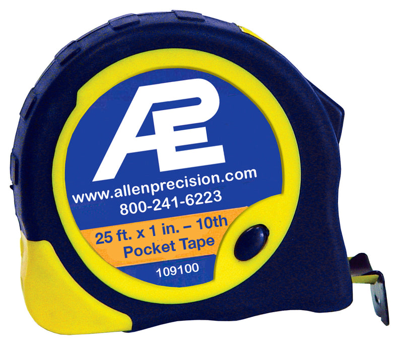PG2510 APE 25' APE Pocket Tape - 10ths only