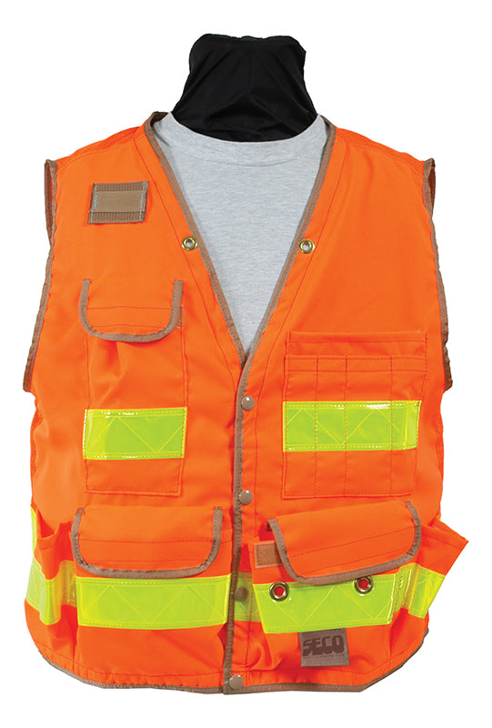 8069-42-FOR S Mesh Back Safety Vest