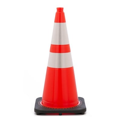 28" Safety Cone with Reflector - Orange