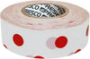 Polka Dot Flagging - WHITE/RED