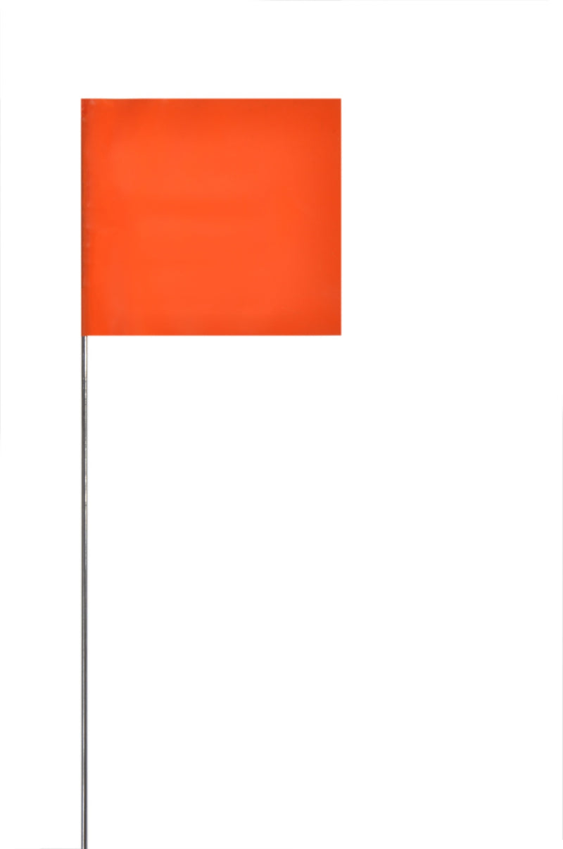 2X3X21 Marking Flags - ORANGE GLO