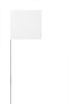 2X3X30 Marking Flags - WHITE
