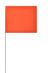 4X5X30 Marking Flags - ORANGE GLO