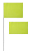 4X5X30 Marking Flags - LIME GLO