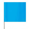 4X5X30 Marking Flags - BLUE GLO