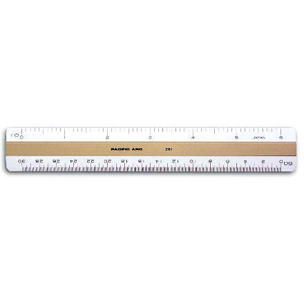 261VS  6" Flat Engineers Scale