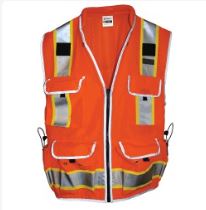DV 23-550-ORL Survey Safety Vest - L/Orange