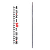 90009 LRSTD 25' Round Fiberglass Level Rod - Inches