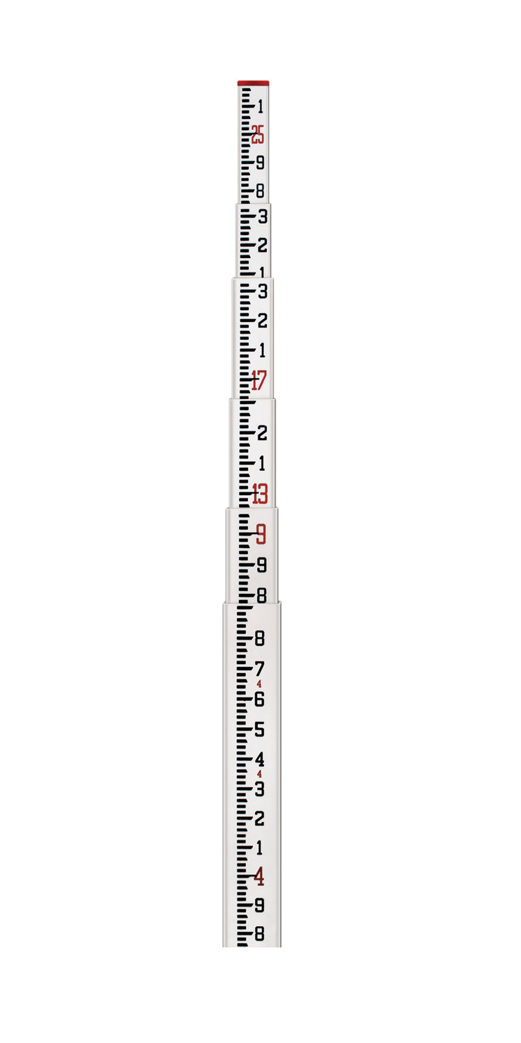 11‐SCR25‐T SCR 25' Fiberglass Level Rod - 10ths