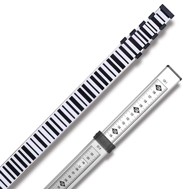 11-805-BM 5m Aluminum Barcode Level Rod - Metric