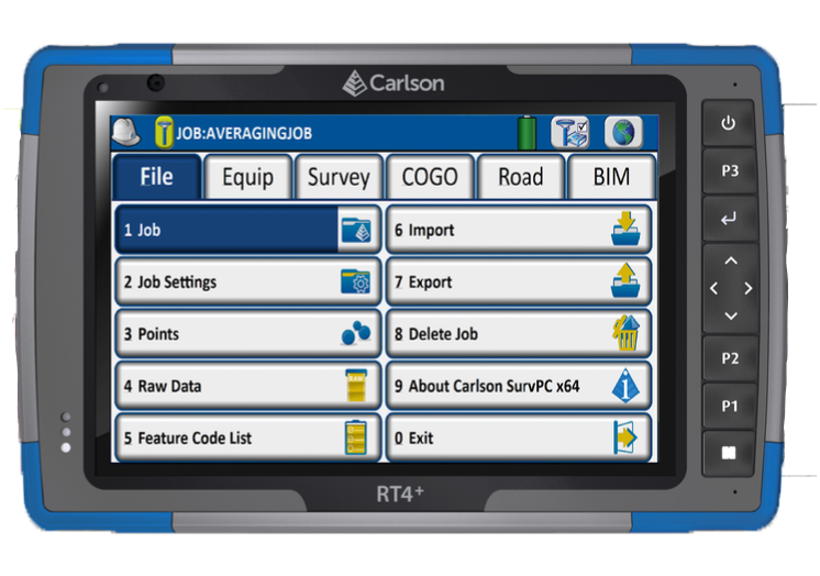 6000.123.010 Carlson RT4+ Geo Cell w/ SurvPC GPS