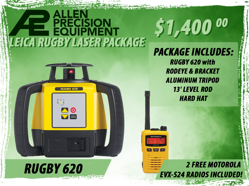 Package Special - Rugby 620 Rotating Laser Kit
