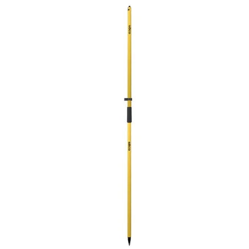 Seco 2m Two-Piece GPS Rover Rod Standard Yellow 5125-00-YEL