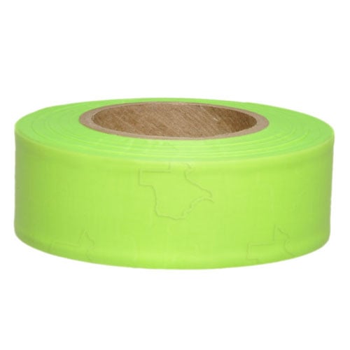 Presco Texas Solid Color Roll Flagging (Dozen Rolls) TXLG - PresGlo Lime