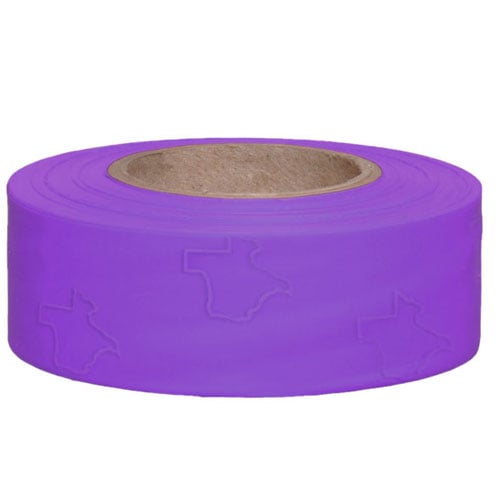 Presco Texas Solid Color Roll Flagging (Dozen Rolls) TXPP - Purple