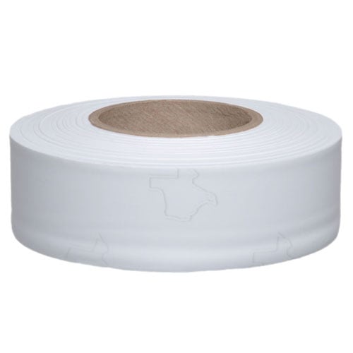 Presco Texas Solid Color Roll Flagging (Dozen Rolls) TXW - White
