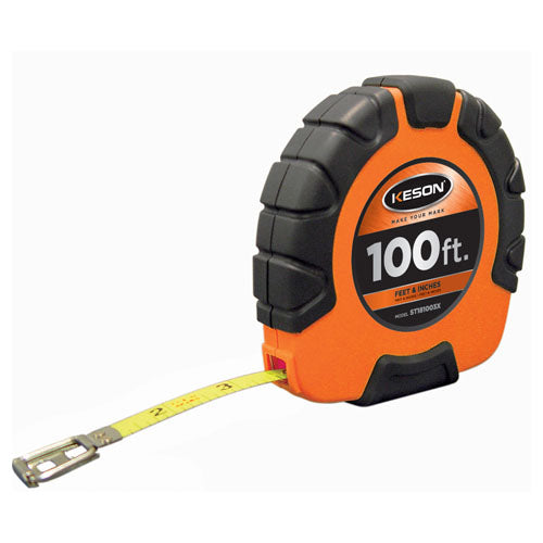 ST101003X 100' Nylon Coated Steel Tape Speed Rewind - 10ths