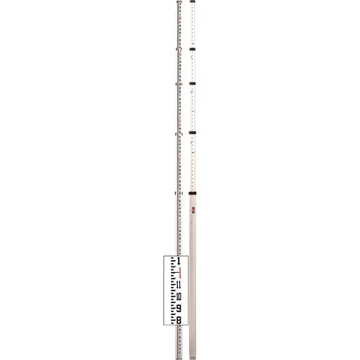 06-808A 8' Aluminum Level Rod - 10ths